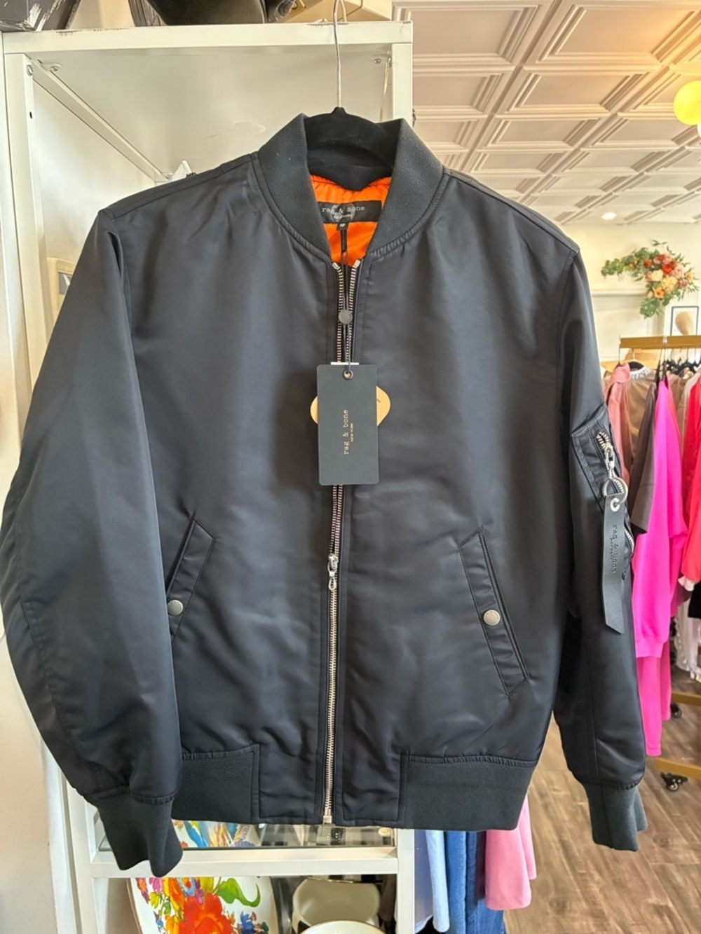 rag & bone Manston Recycled Nylon Bomber NWT